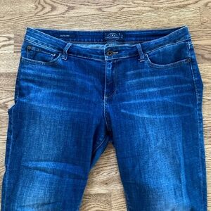 Lucky Brand  Lolita Capri Distressed Hem Jeans 14 32